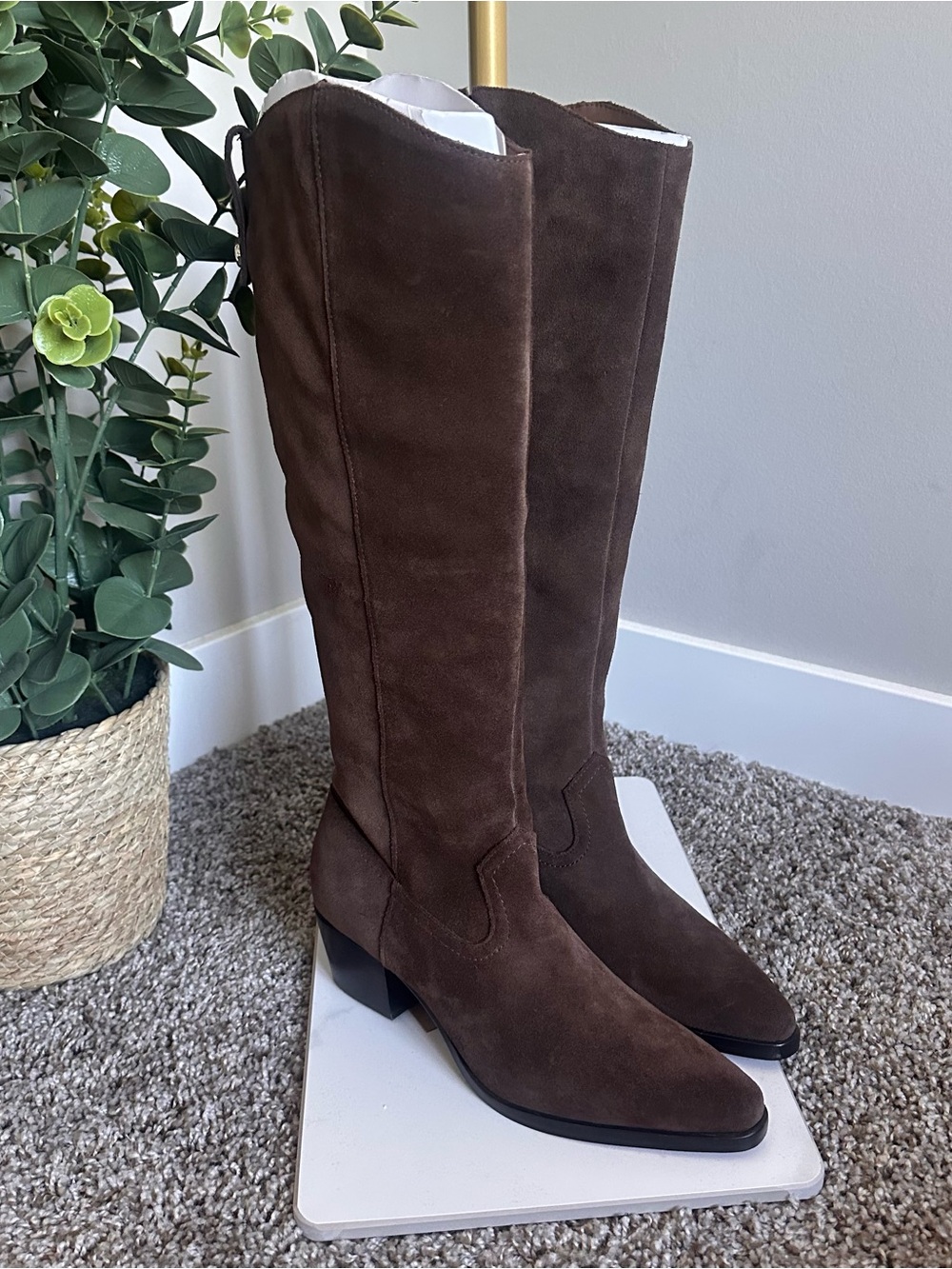 Dolce Vita Dark Brown Suede Boots